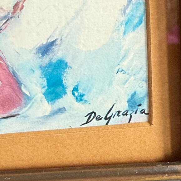 Vintage Bell of Hope Picture by De Grazia - Picture 4 of 7